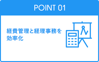 Point01 経費管理と経理事務を効率化