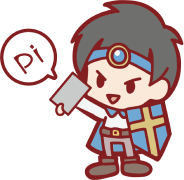 カードを持つ勇者のキャラクター画像