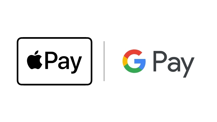 Apple Pay、Google Pay™ならスマートフォンでタッチでOK！